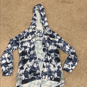 Tie Dye Hollister Windbreaker Jacket